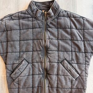 Free people- Dolman Quilted Knit Jacjet